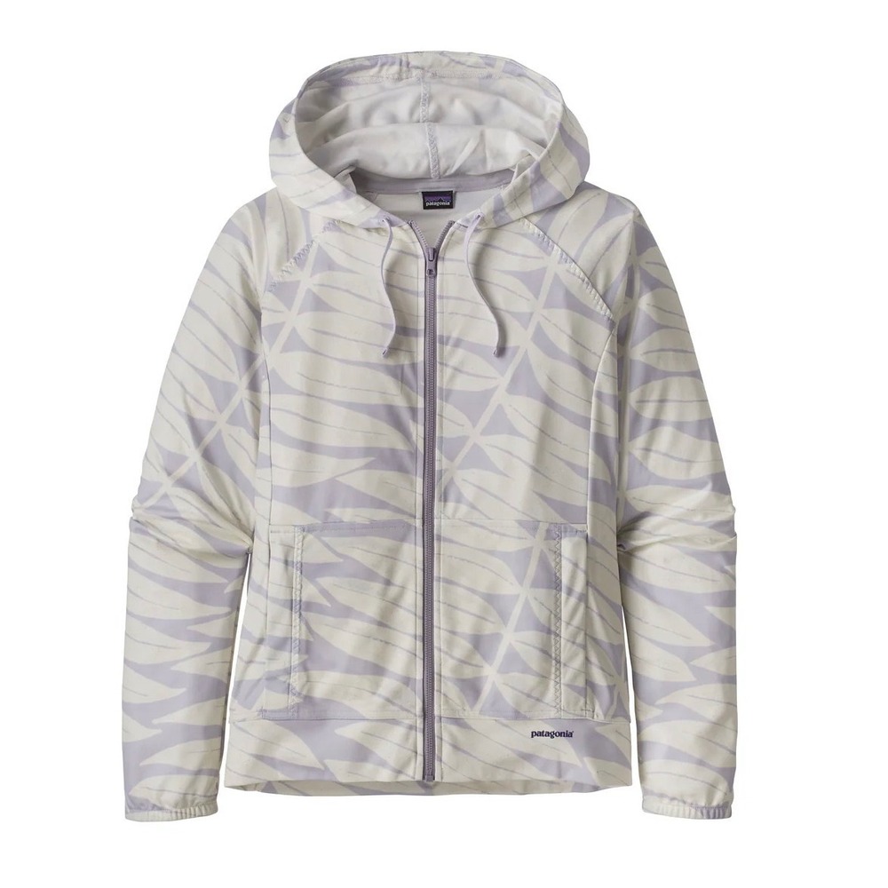 Patagonia Coastal Hideaway‎ Sun Hoodie Tropical Print UPF Jacket L